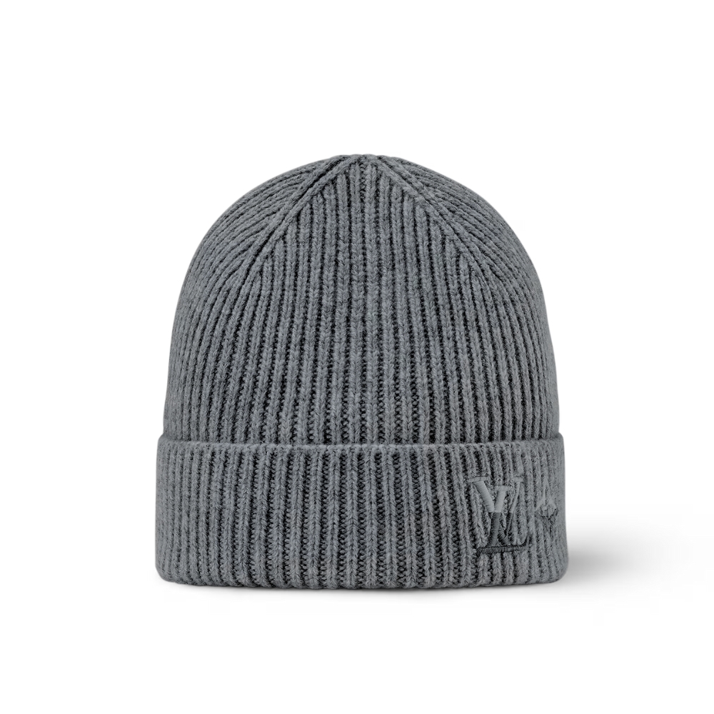 LOUIS VUITTON LV DUAL BEANIE GRAY M79140