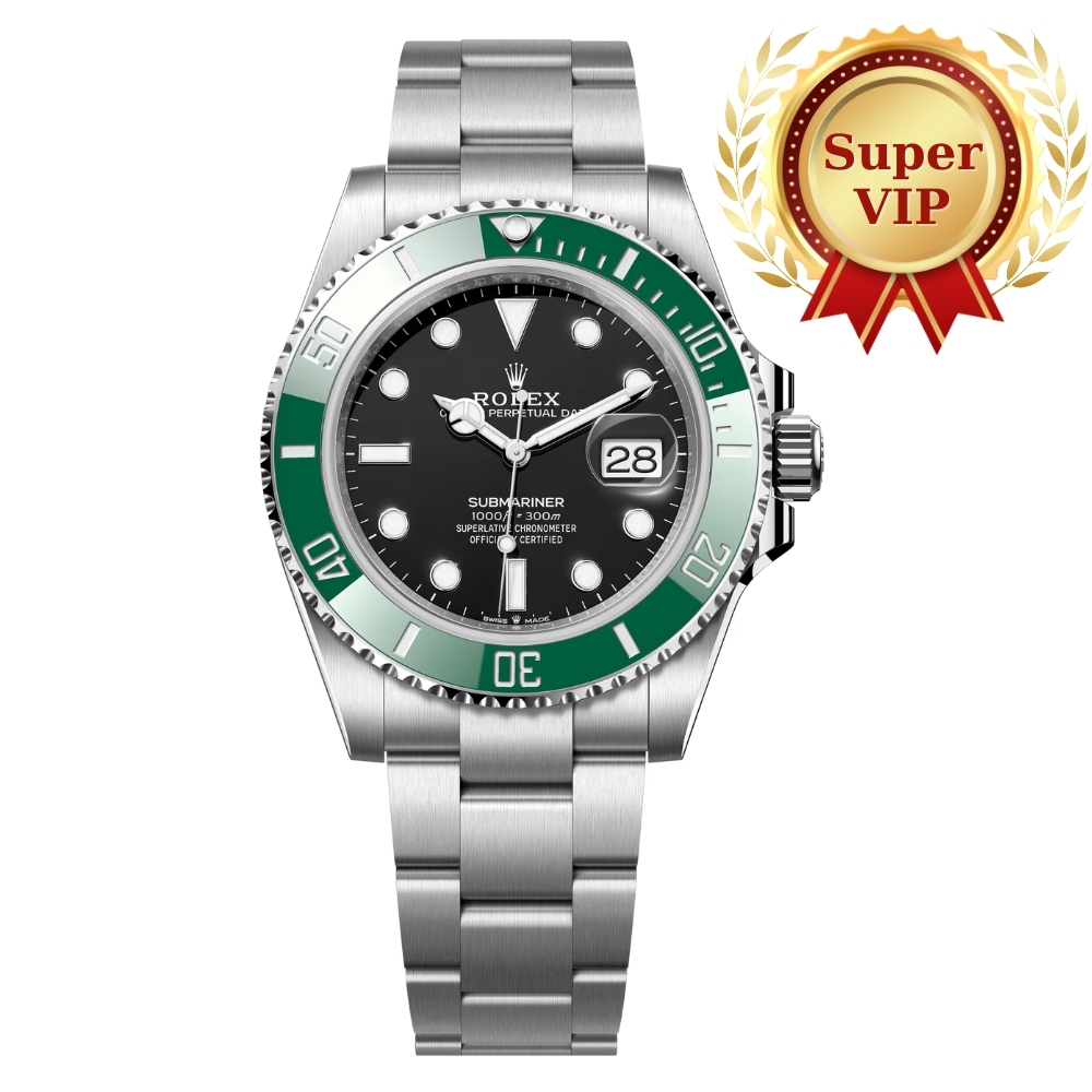 [SUPER VIP 1:1] ROLEX SUBMARINER DATE GREEN OYSTERSTEEL 41MM 126610LV 0002