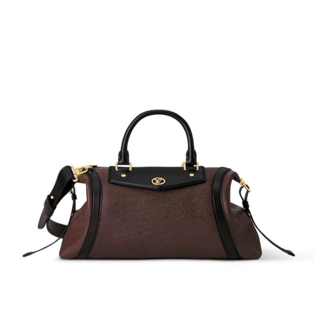 LOUIS VUITTON LV BIKER PM ACAJOU DARK BROWN 30CM
