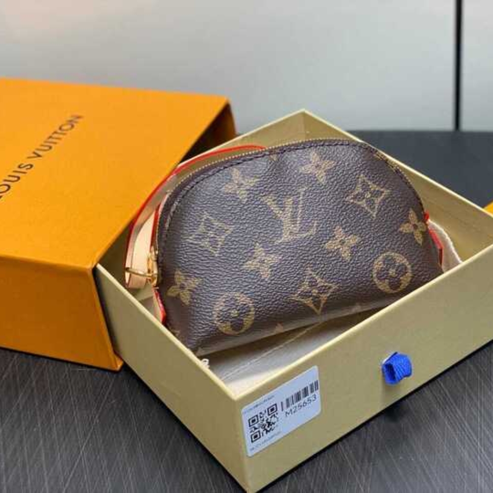 Alternative view of LOUIS VUITTON COSMETIC PURSE MONOGRAM BROWN 13CM M25653