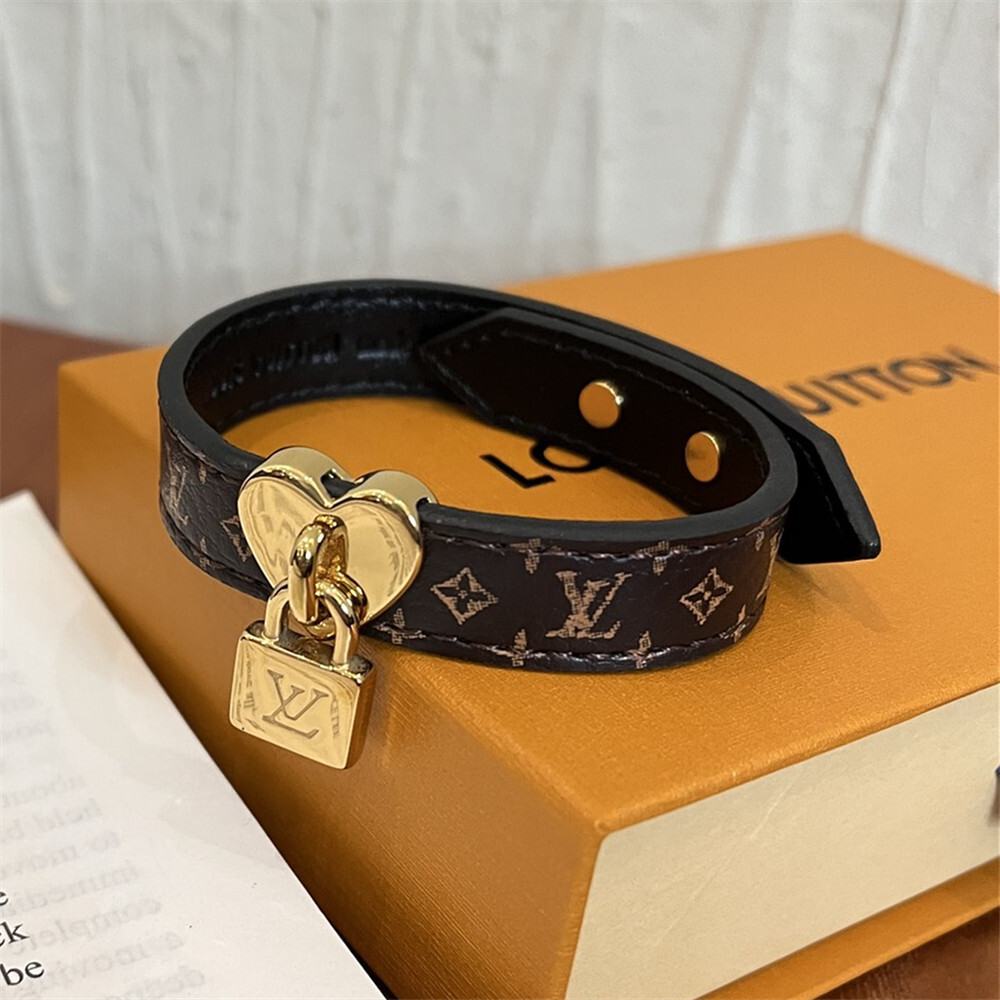 Alternative view of LOUIS VUITTON LOCK ME IN LOVE BRACELET MONOGRAM BROWN M4264Z