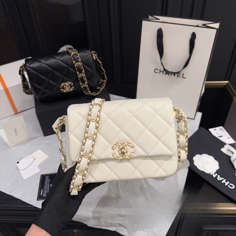 Alternative view of Chanel Mini Flap Bag And Gold Hardware Light Beige 20Cm