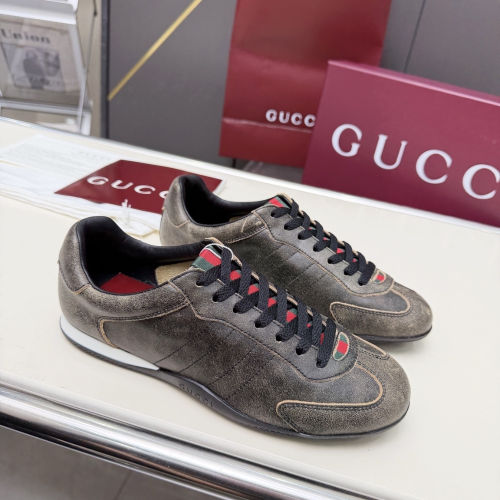 Alternative view of GUCCI MEN SHIFT TRAINERS BLACK 857018 AAF0E 1086