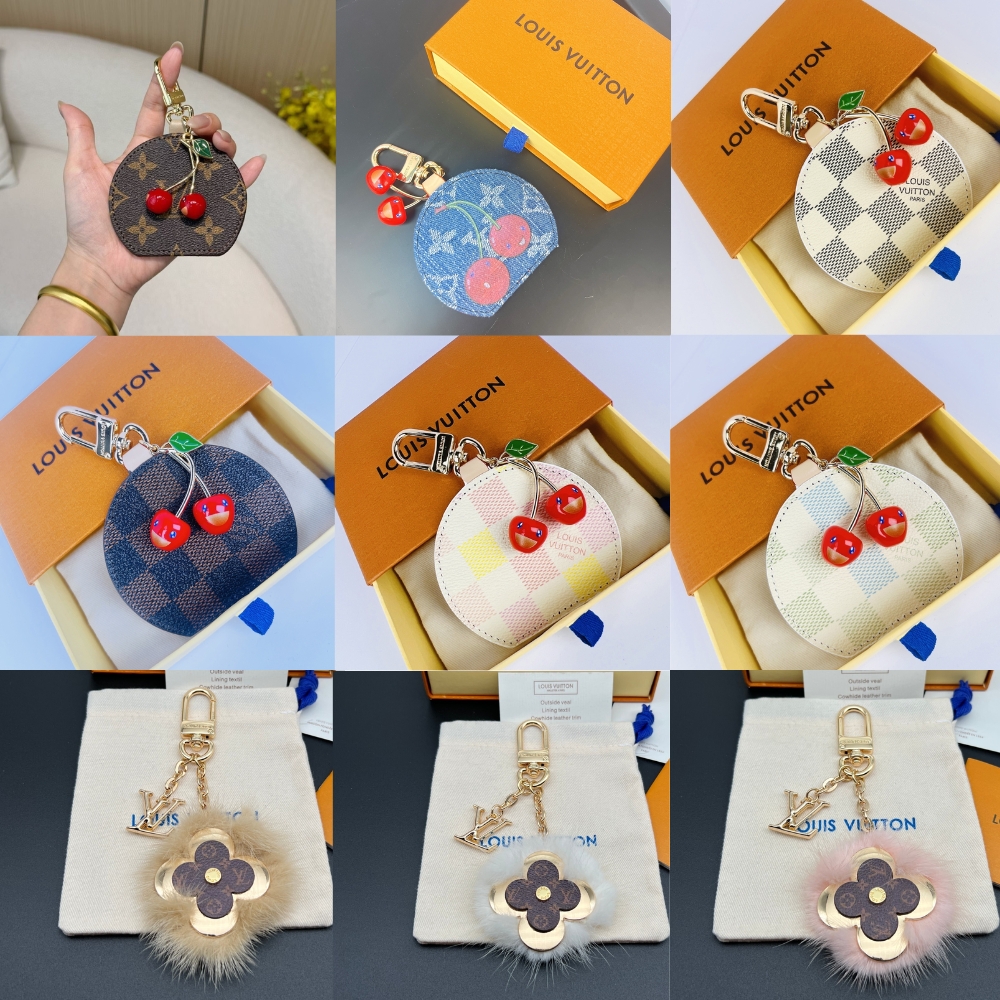 Alternative view of LOUIS VUITTON CERISE AND BLOOMING FLOWERS BAG CHARMS