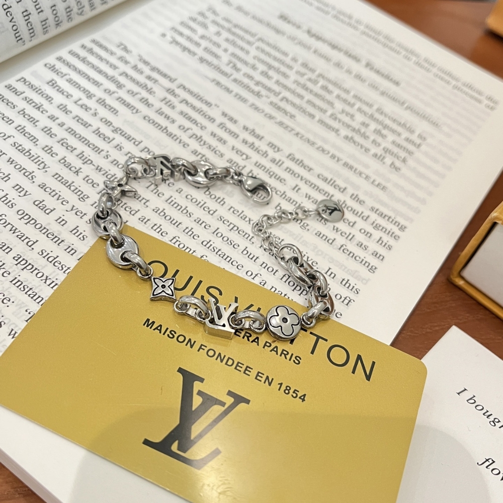 Alternative view of LOUIS VUITTON LV SAILOR MEDIUM BRACELET SILVER M03187