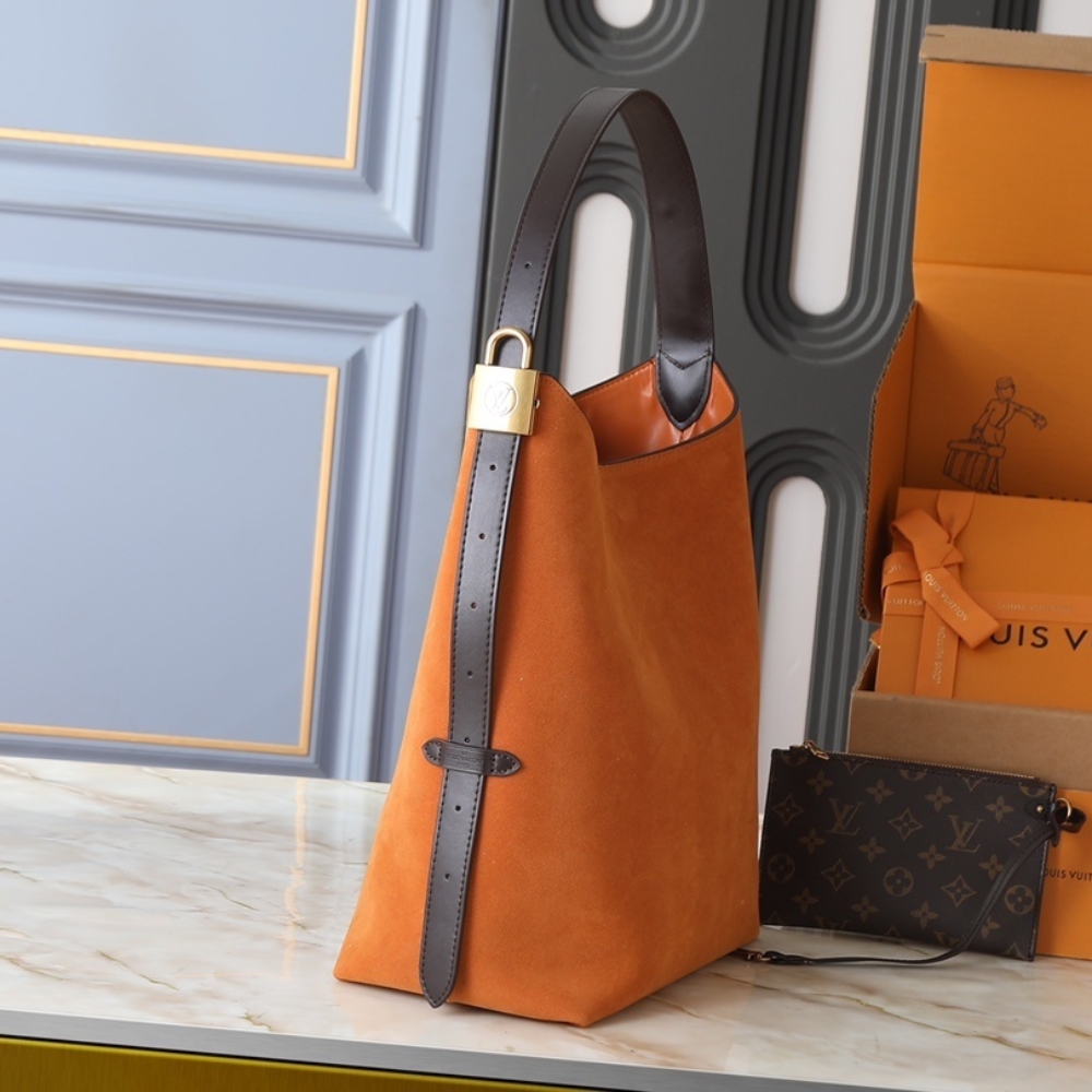 LOUIS VUITTON HOBO MM TAN 35CM M25516 - Image 3