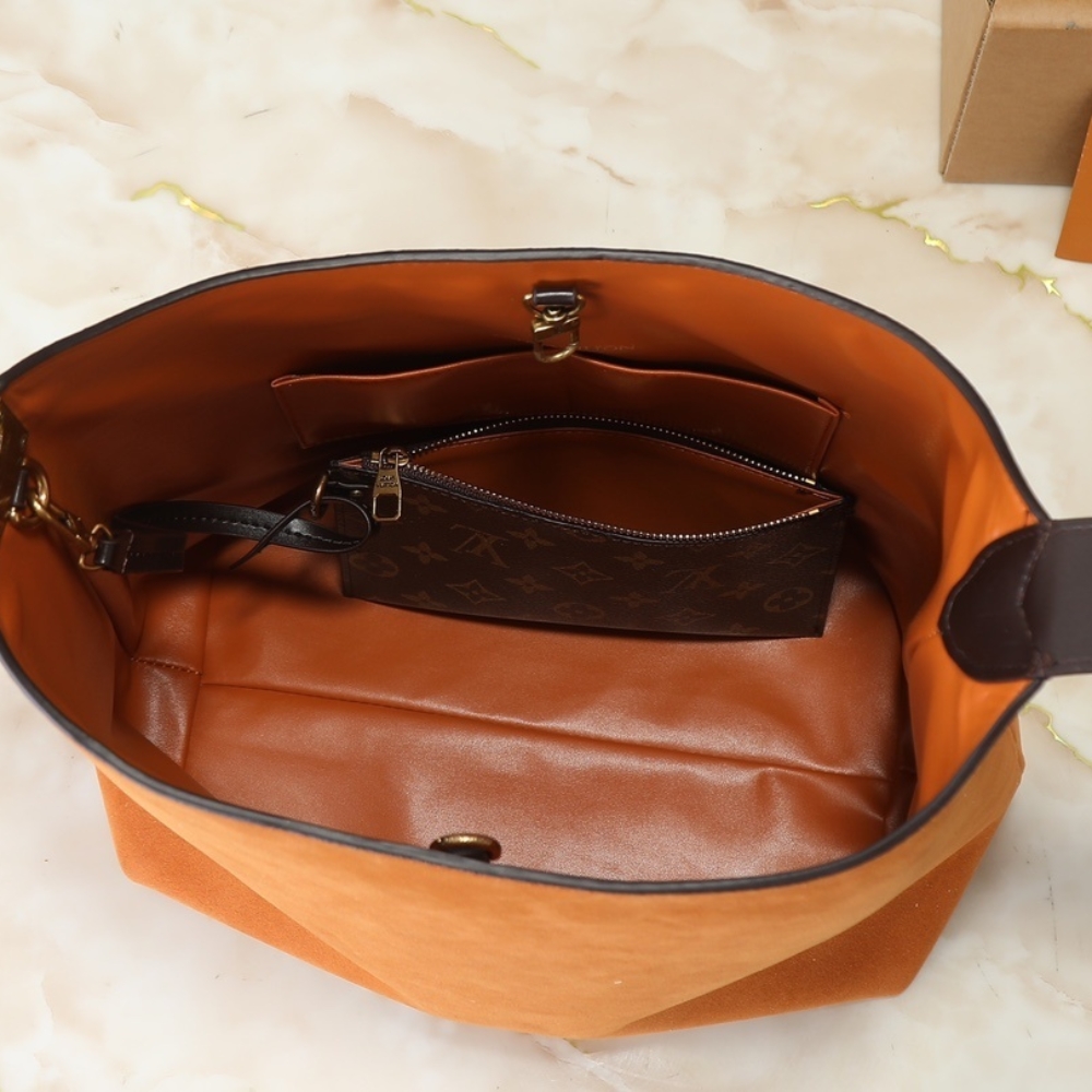 LOUIS VUITTON HOBO MM TAN 35CM M25516 - Image 9