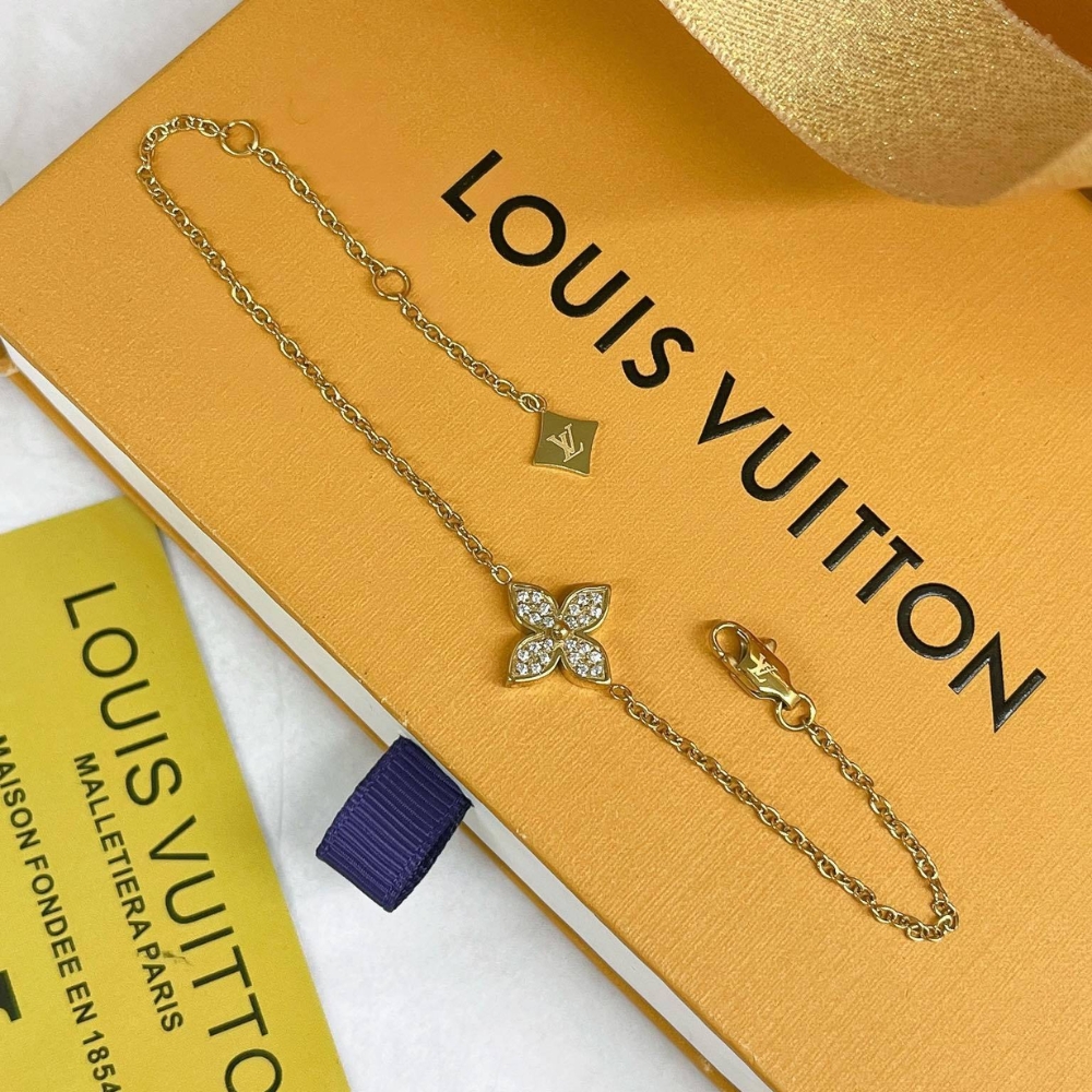 Alternative view of LOUIS VUITTON STAR BLOSSOM BRACELET GOLD Q95666