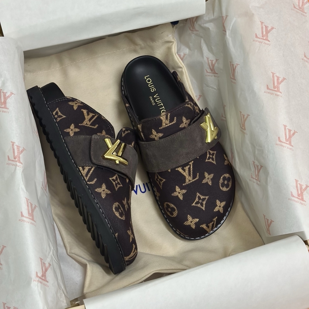 Alternative view of LOUIS VUITTON LV COSY FLAT COMFORT CLOG BROWN 1ADD7O