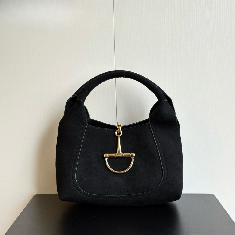Alternative view of Gucci Softbit Medium Top Handle Bag Black 27Cm