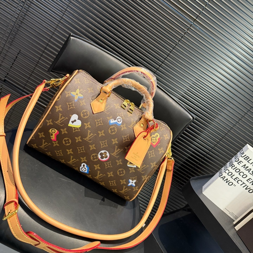 Louis Vuitton Speedy Bandoulière 30 In Monogram Canvas Brown 30Cm - Image 4
