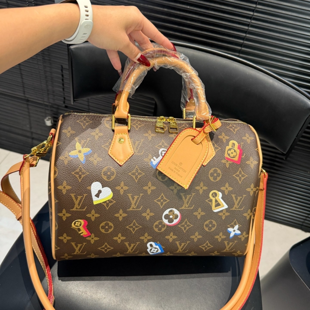 Louis Vuitton Speedy Bandoulière 30 In Monogram Canvas Brown 30Cm - Image 3