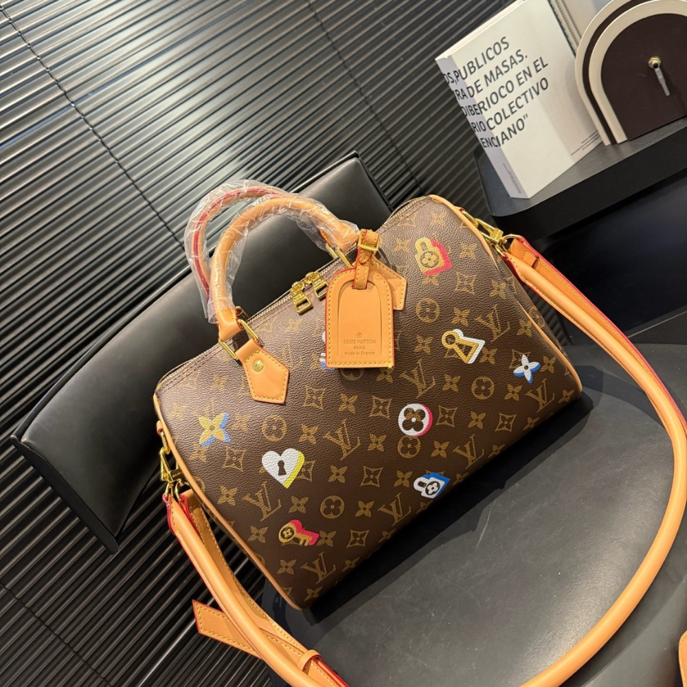 Alternative view of Louis Vuitton Speedy Bandoulière 30 In Monogram Canvas Brown 30Cm