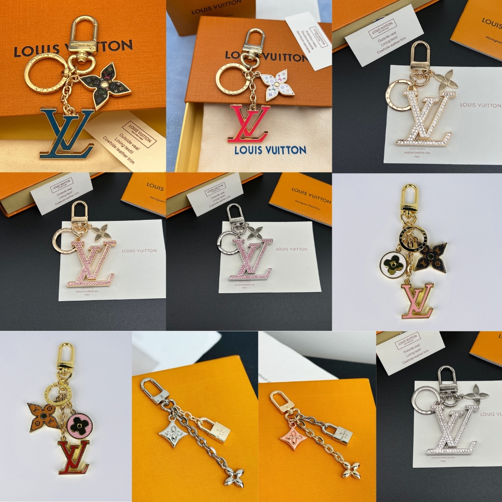 Alternative view of LOUIS VUITTON LV LOGO BAG CHARMS KEY HOLDER