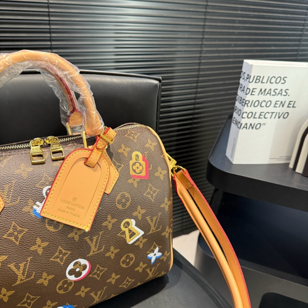 Louis Vuitton Speedy Bandoulière 30 In Monogram Canvas Brown 30Cm - Image 5