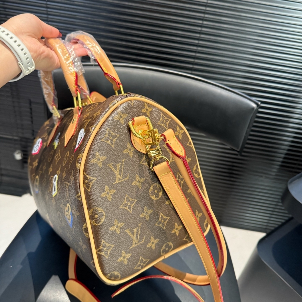 Louis Vuitton Speedy Bandoulière 30 In Monogram Canvas Brown 30Cm - Image 6