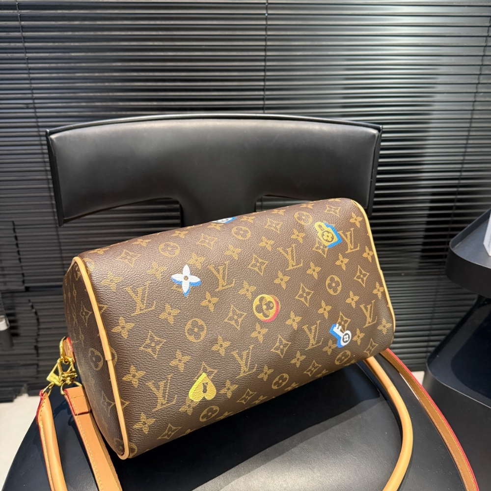 Louis Vuitton Speedy Bandoulière 30 In Monogram Canvas Brown 30Cm - Image 8