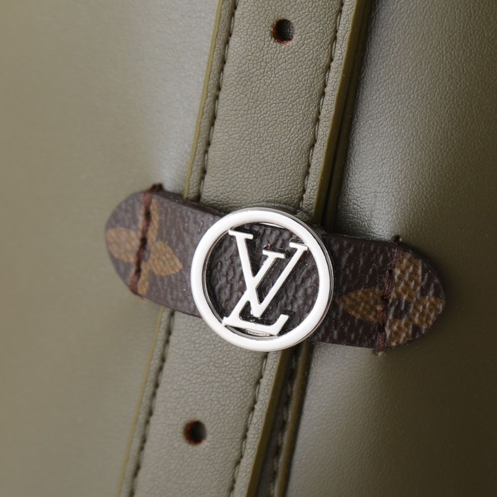 LOUIS VUITTON CARRYALL VIBE MM DARK KAKI 39CM M14268 - Image 6