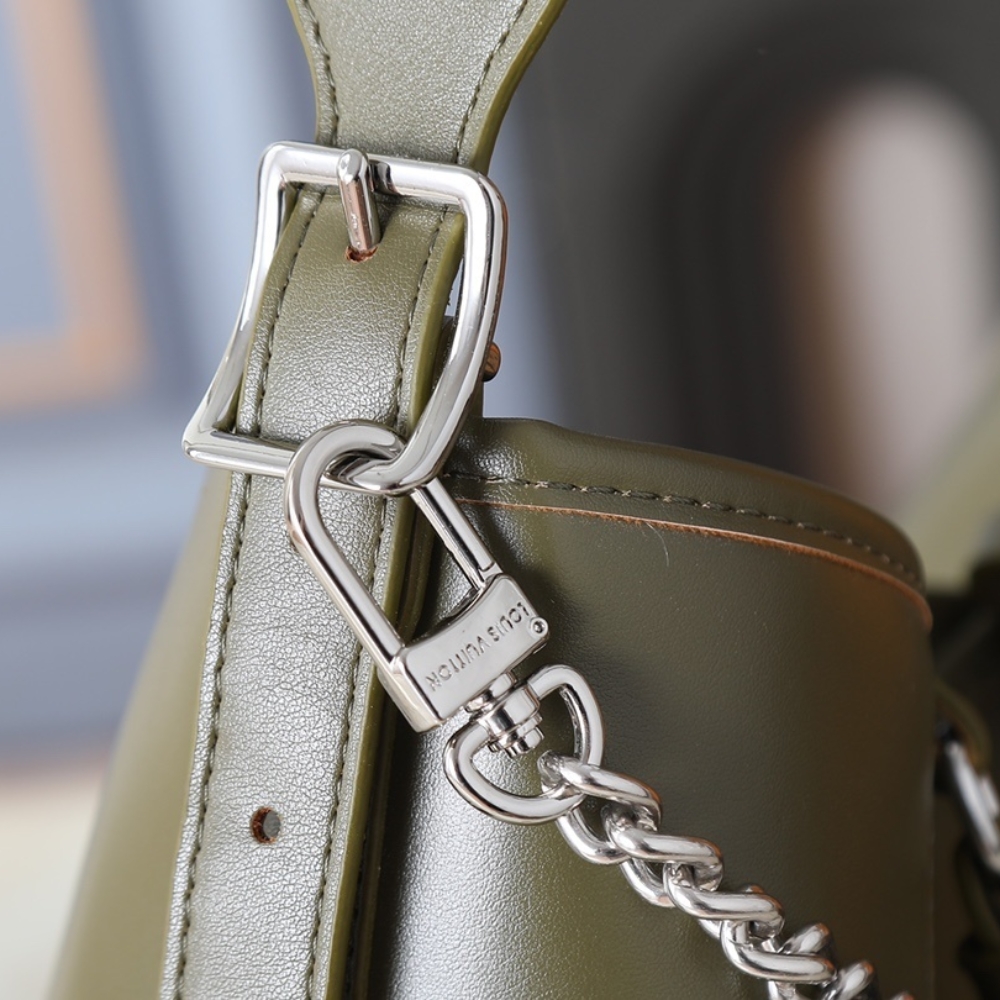 LOUIS VUITTON CARRYALL VIBE MM DARK KAKI 39CM M14268 - Image 7