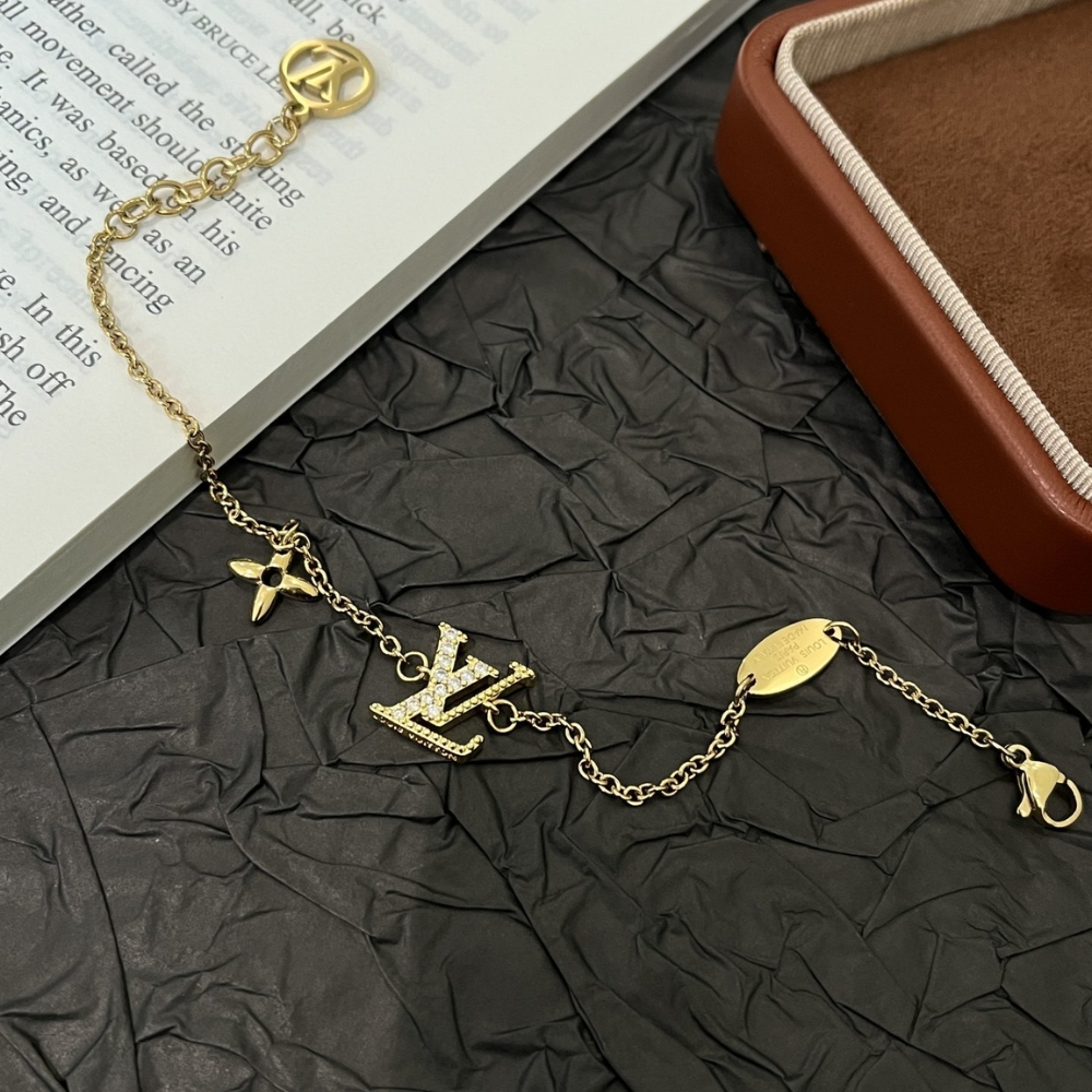 Alternative view of LOUIS VUITTON LV ICONIC ENAMEL BRACELET GOLD M1137A