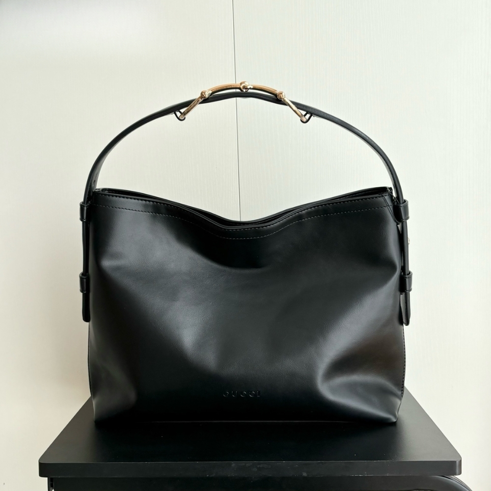 GUCCI BEATRIX MEDIUM TOTE BAG BLACK LEATHER 35CM 850926 AAFK4 1000 - Image 2