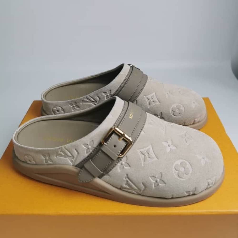 Alternative view of REPLACEMENT FOR ORDER #Em37507 (LOUIS VUITTON TO GO FLAT COMFORT CLOG HAZELNUT BROWN  - 37 EU - 6 US)