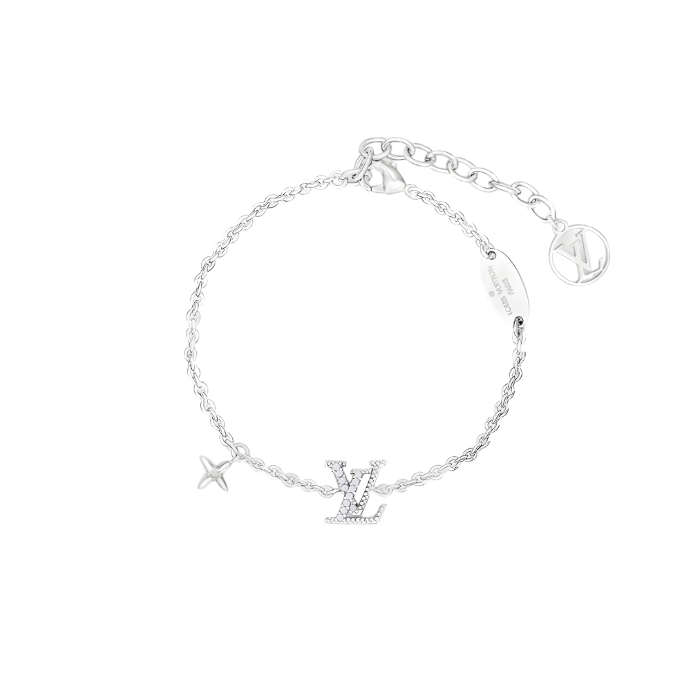 LOUIS VUITTON LV ICONIC ENAMEL BRACELET SILVER M02752