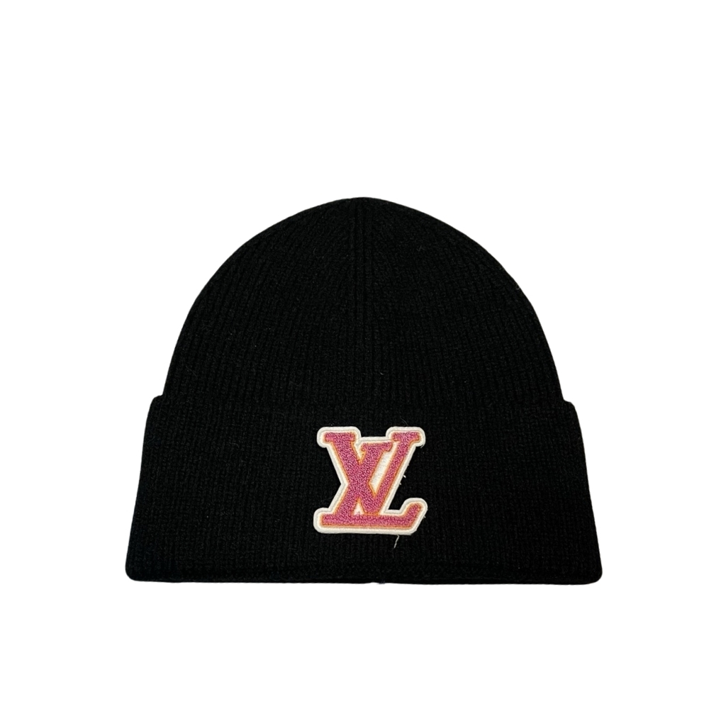 LOUIS VUITTON ONLY LV BEANIE BLACK