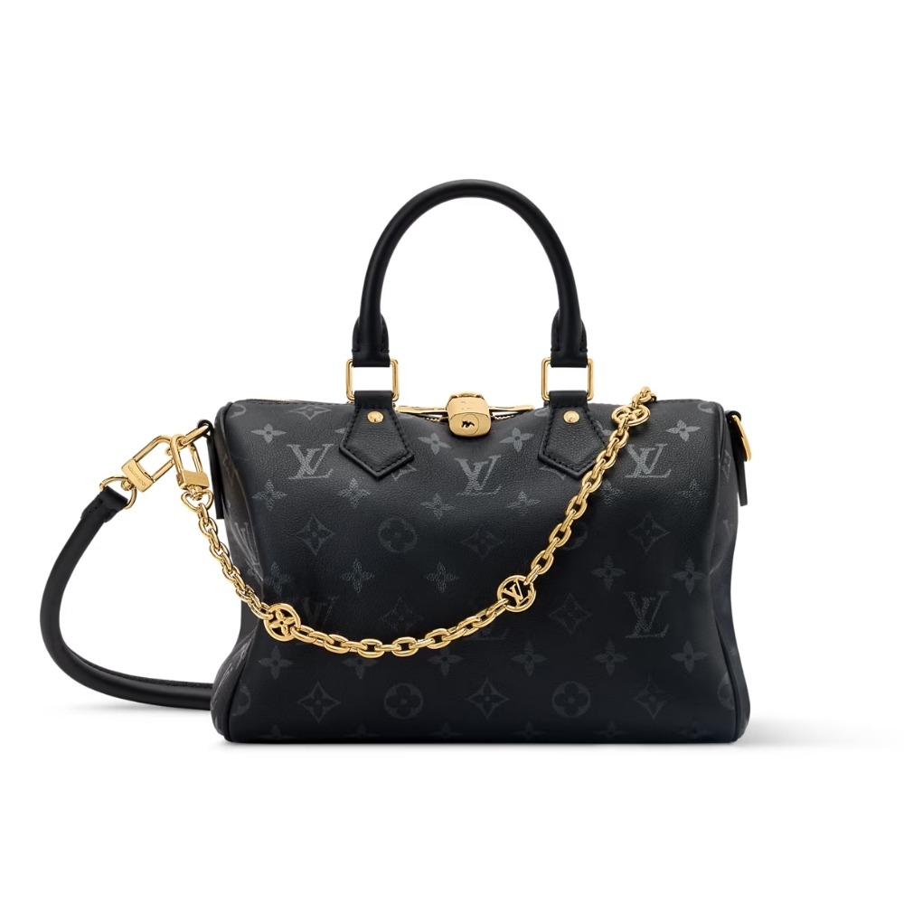 LOUIS VUITTON SPEEDY BANDOULIÈRE 25 BLACK 25CM M26486