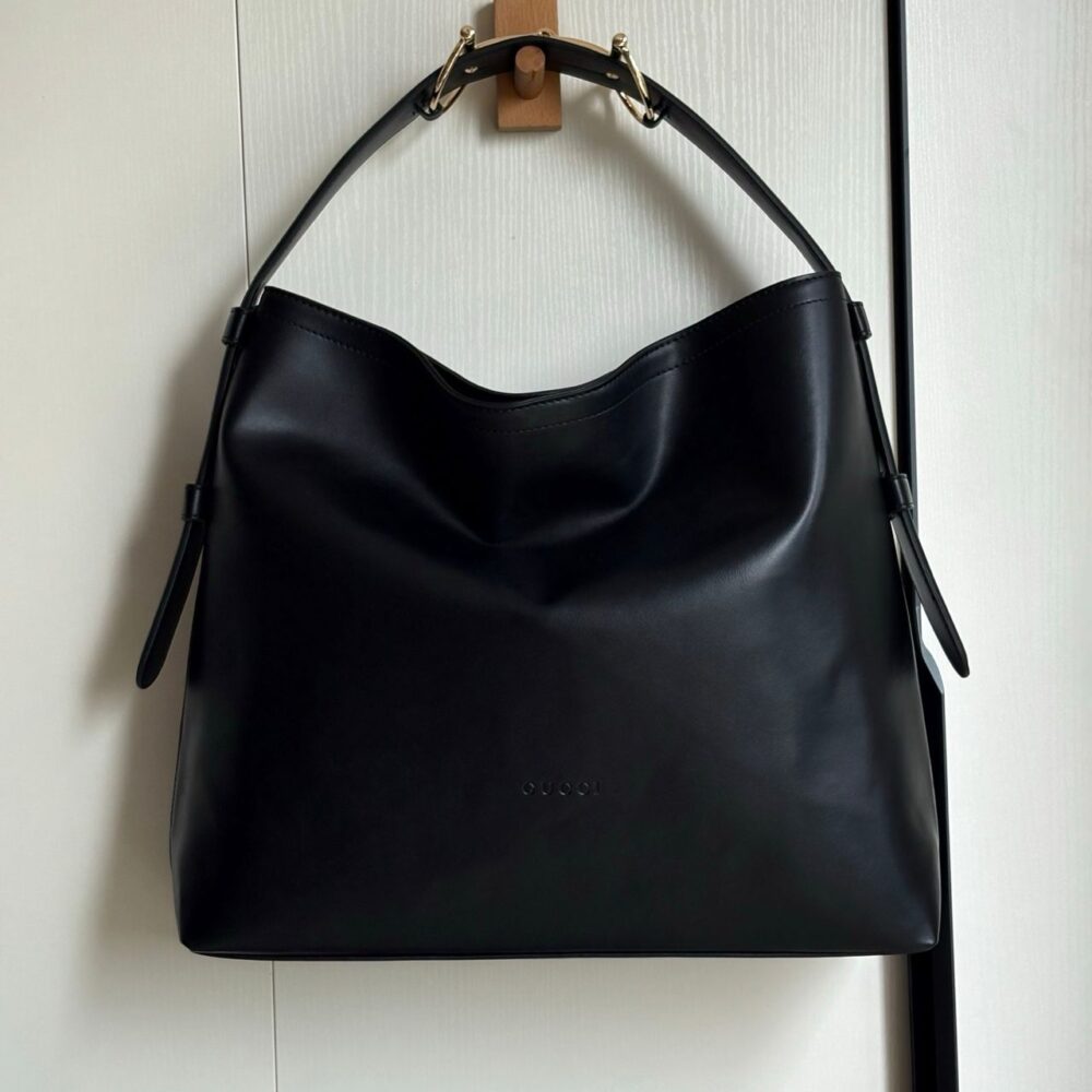 Alternative view of GUCCI BEATRIX LARGE TOTE BAG BLACK LEATHER 40CM ‎850546 AAFK4 1000