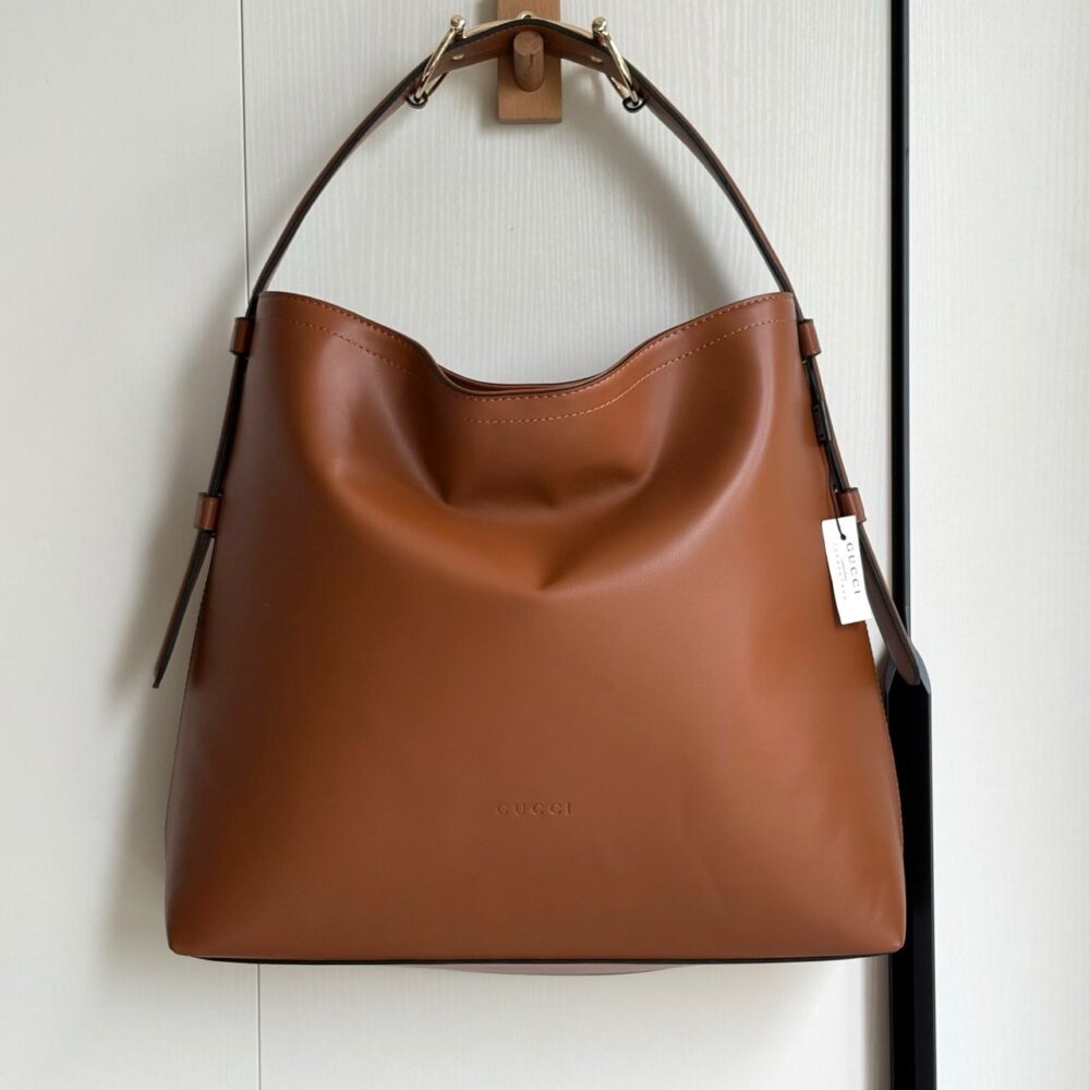 Alternative view of GUCCI BEATRIX LARGE TOTE BAG BROWN LEATHER 40CM 850546 AAFK4 2718