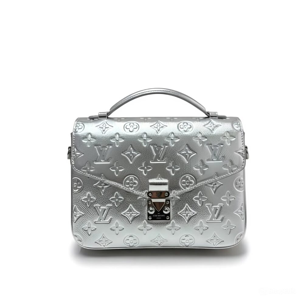 Louis Vuitton Pochette Métis Silver 25Cm