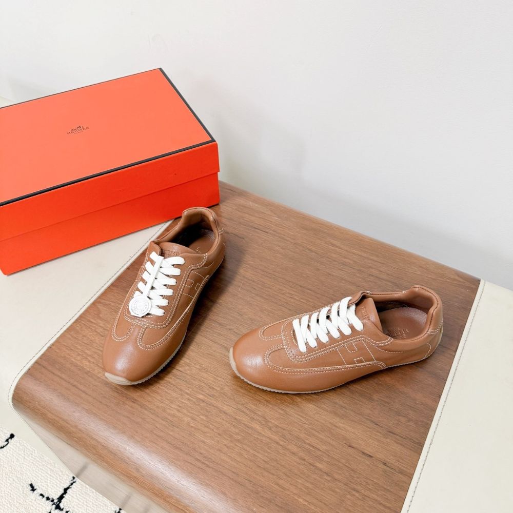 Hermes Master Sneaker Gold H261881ZH20400 - Image 8