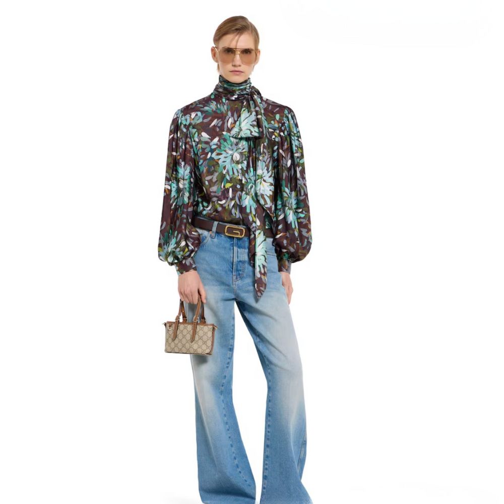 Gucci GG Emblem Mini Bag Beige and Dark Brown GG Fabric 20Cm 855491 FAEUC 9758 - Image 9