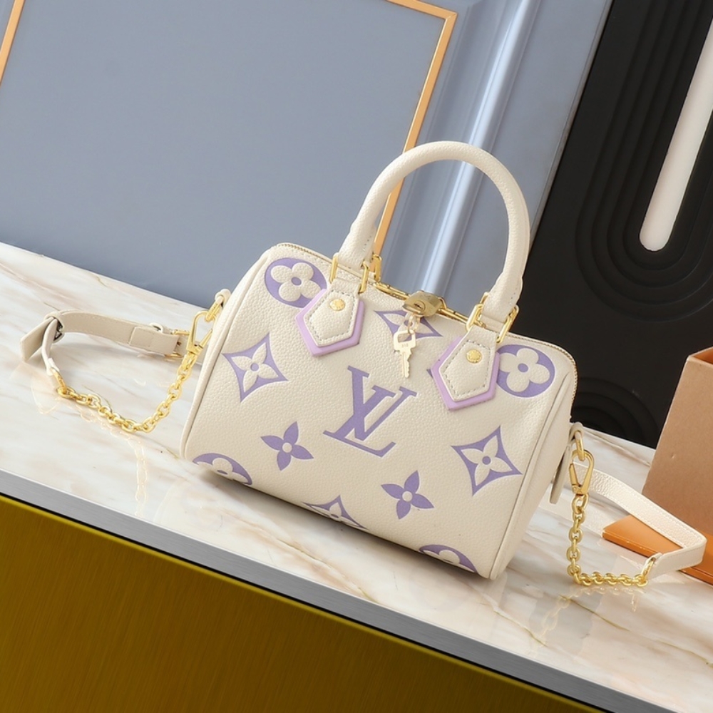 Alternative view of Louis Vuitton Speedy Bandoulière 20 Bag Off White And Lavender 20Cm