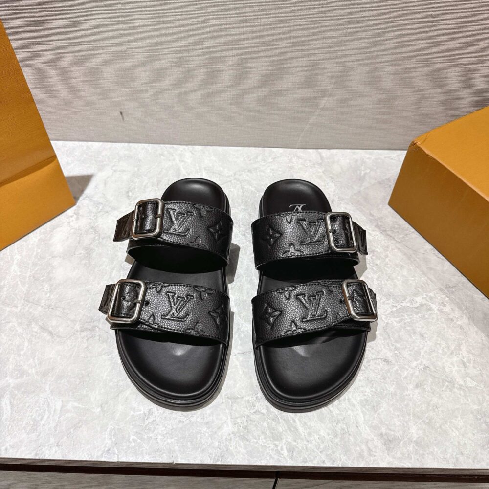 Alternative view of Louis Vuitton LV Venice Mule Black 1AHSJC