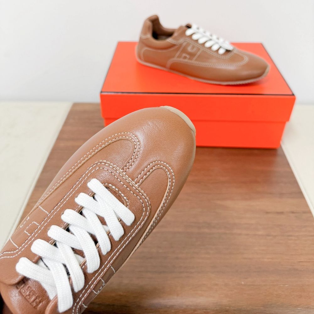 Hermes Master Sneaker Gold H261881ZH20400 - Image 6