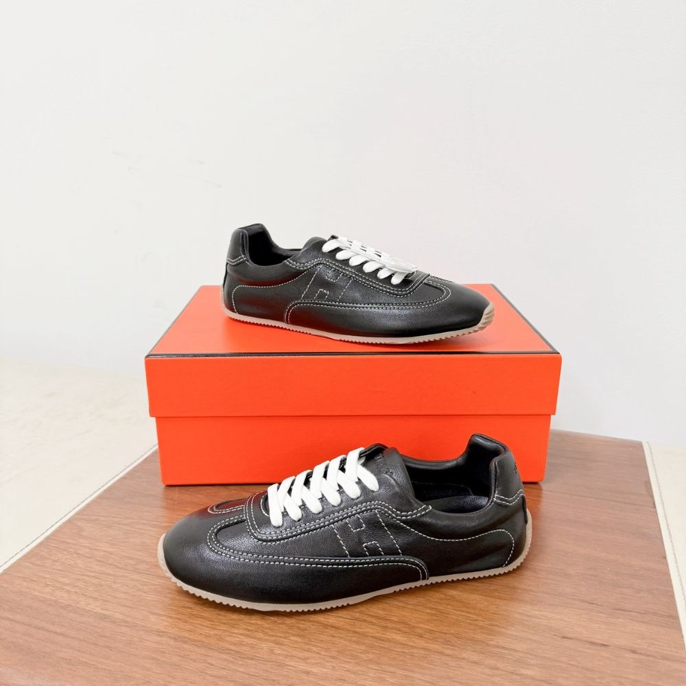 Hermes Master Sneaker Noir H261009Z 02370 - Image 6