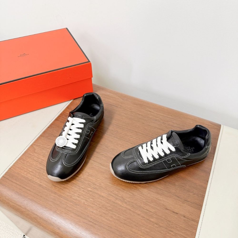 Hermes Master Sneaker Noir H261009Z 02370 - Image 8
