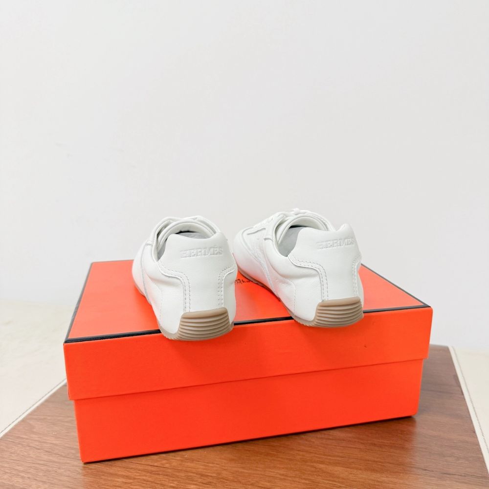 Hermes Master Sneaker Blanc H261009Z 90370 - Image 6