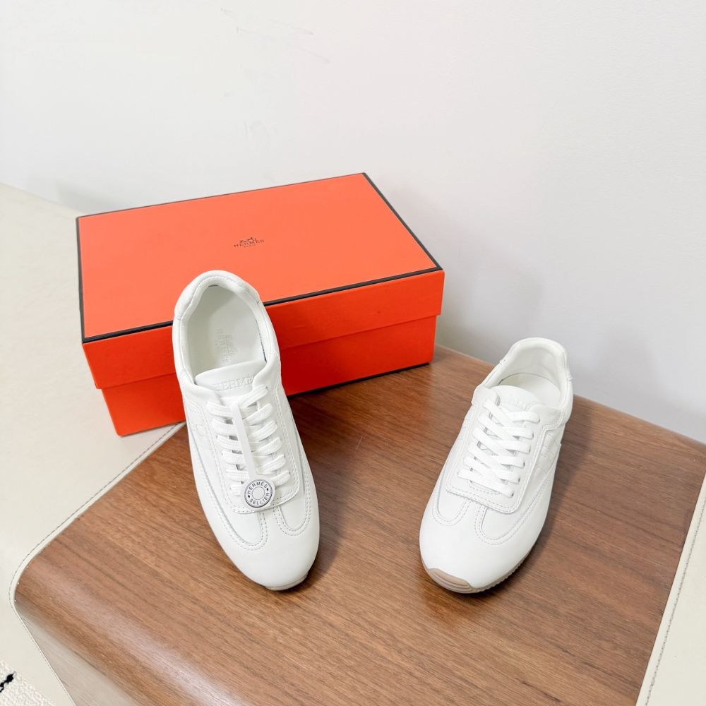 Hermes Master Sneaker Blanc H261009Z 90370 - Image 8