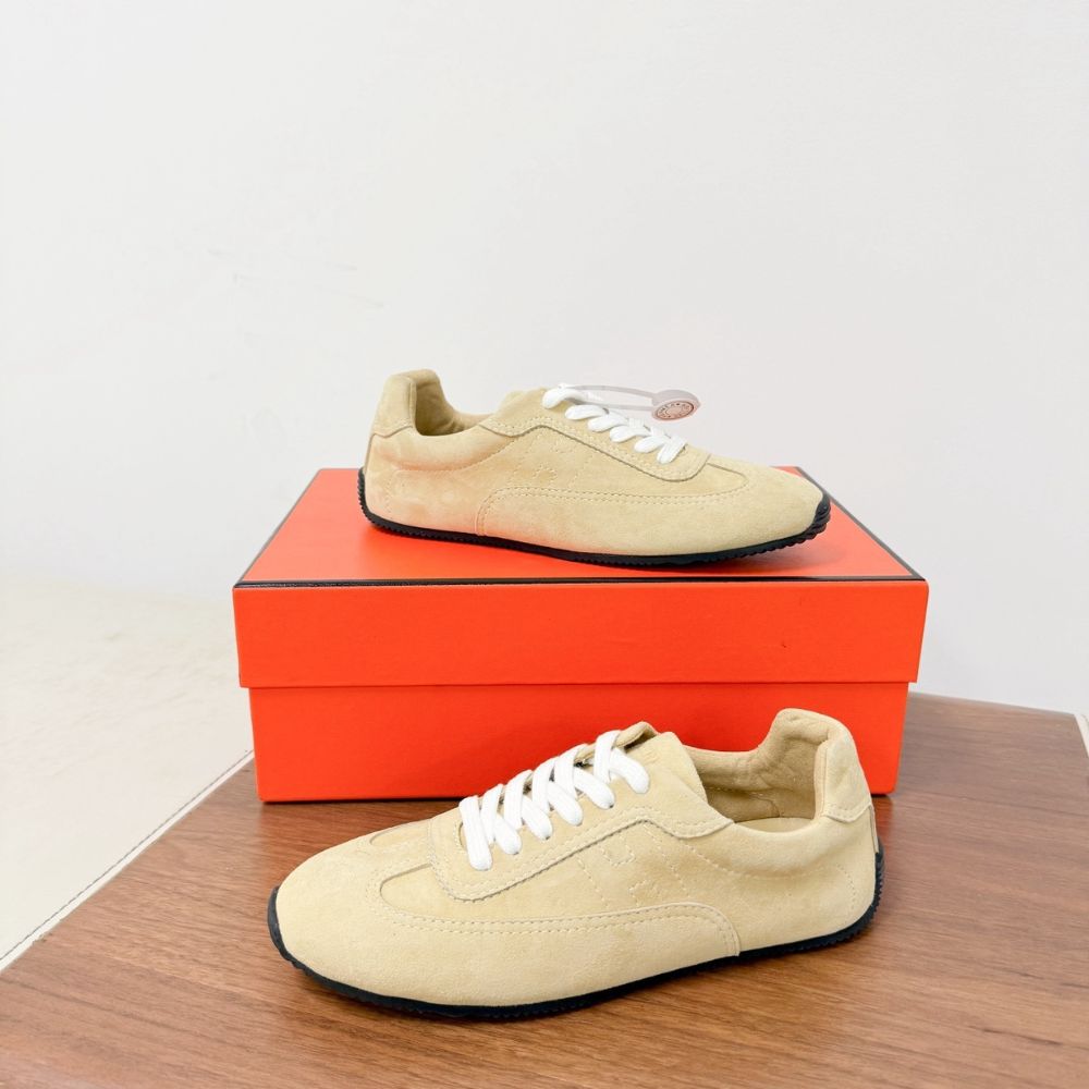 Hermes Master Sneaker Beige Albâtre H261010Z VD340 - Image 8