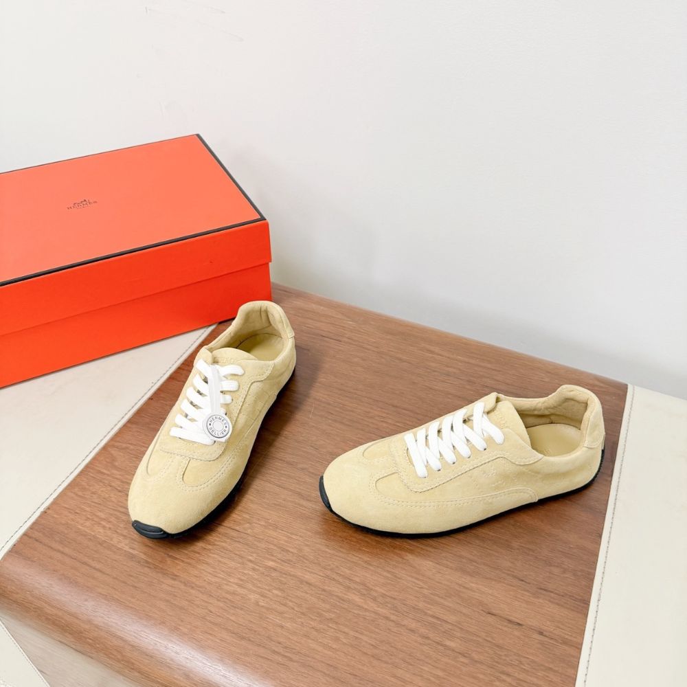 Hermes Master Sneaker Beige Albâtre H261010Z VD340 - Image 6