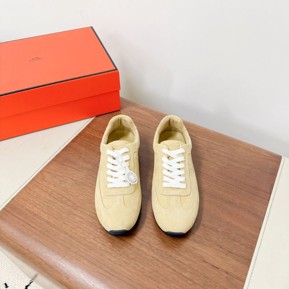 Hermes Master Sneaker Beige Albâtre H261010Z VD340 - Image 7