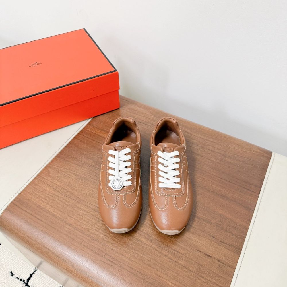 Hermes Master Sneaker Gold H261881ZH20400 - Image 4
