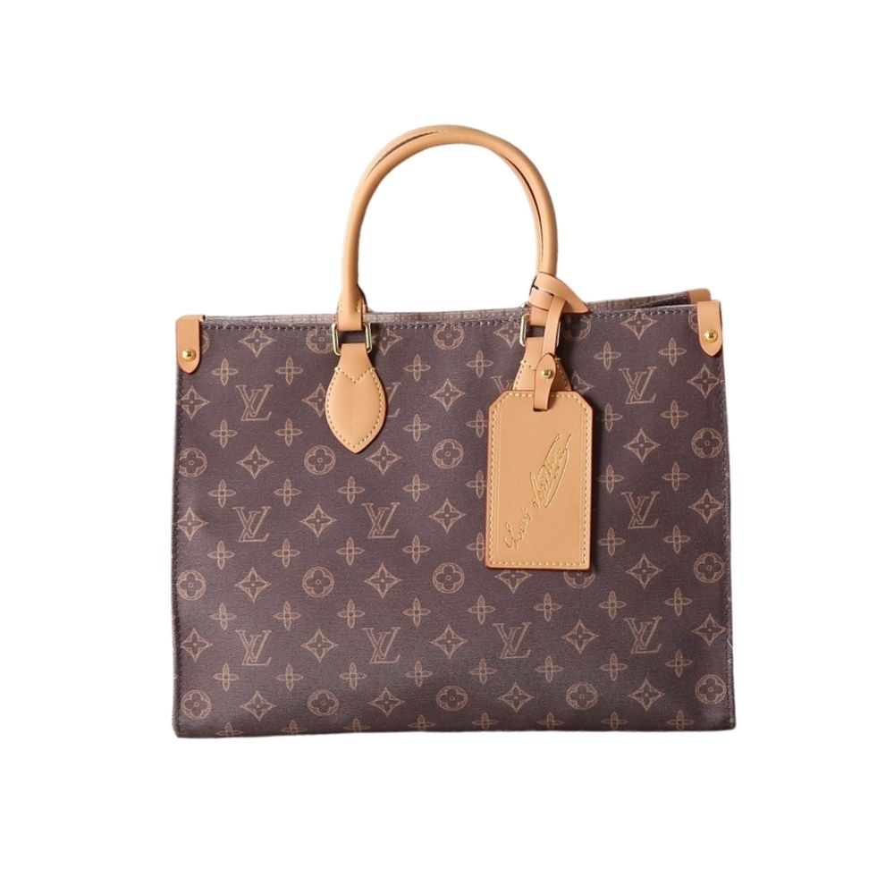 Louis Vuitton Onthego PM Monogram Origine Linen 25Cm