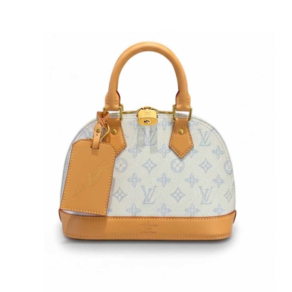 Louis Vuitton Alma BB Monogram Origine Bleu Courrier 24Cm M27526