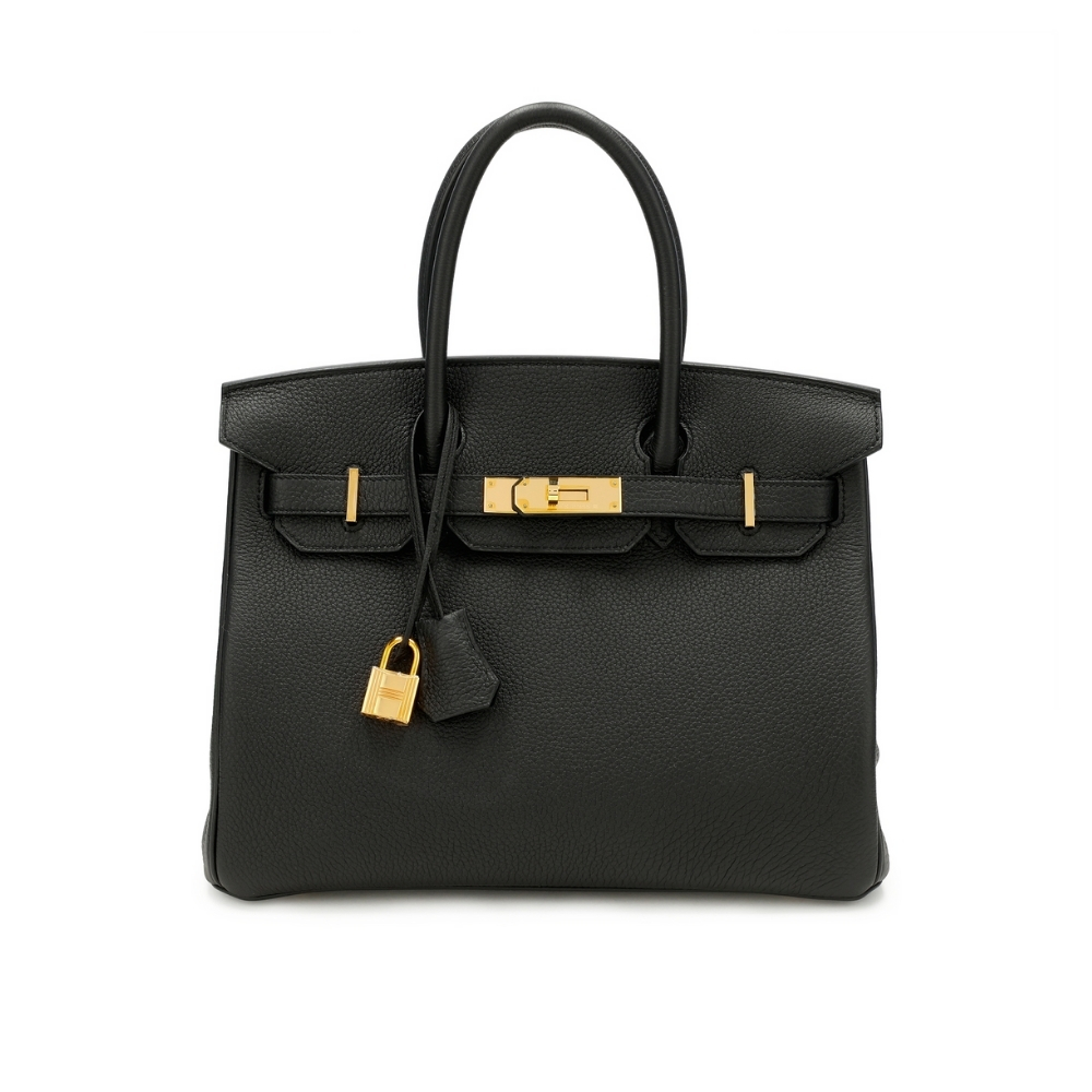 Hermès Birkin 30 Togo Leather Gold Hardware Black 30Cm
