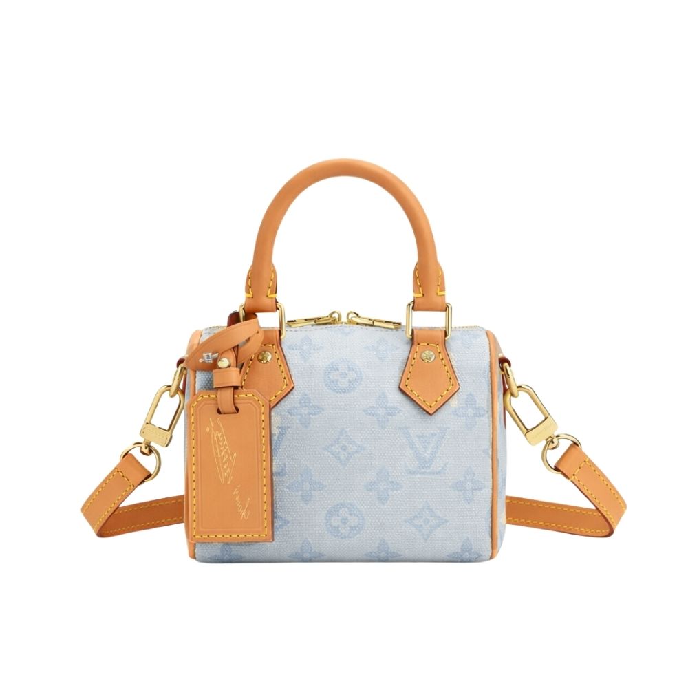 Louis Vuitton Speedy Bleu Courrier 20Cm