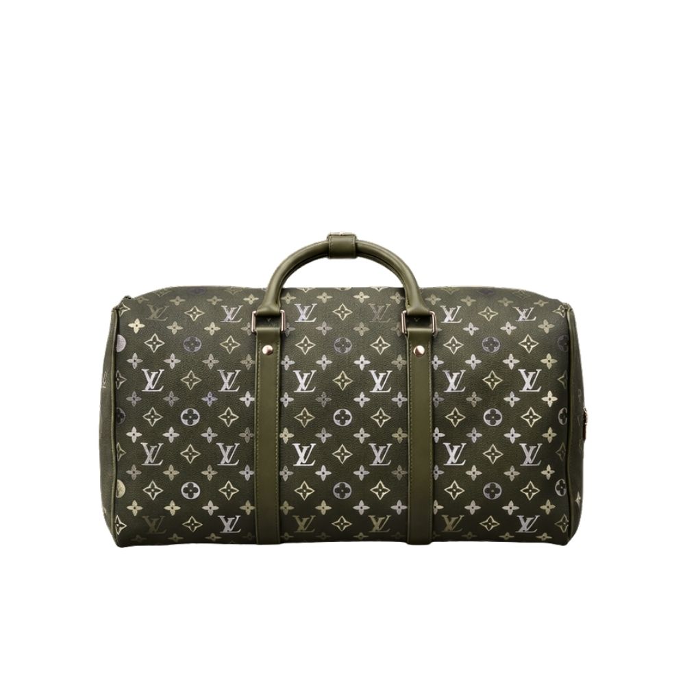 Louis Vuitton Keepall Backpack 50Cm Khaki Green M26964